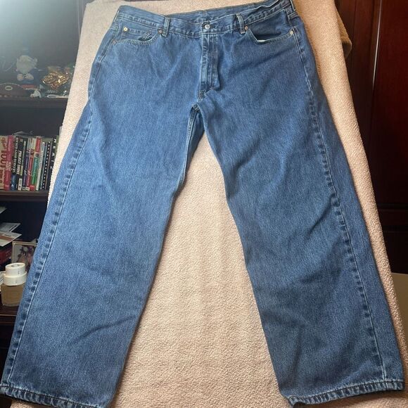 Levi's Other - LEVIS 505 Jeans Mens 48x32 100% Cotton  Regular Straight Leg Med Wash #25